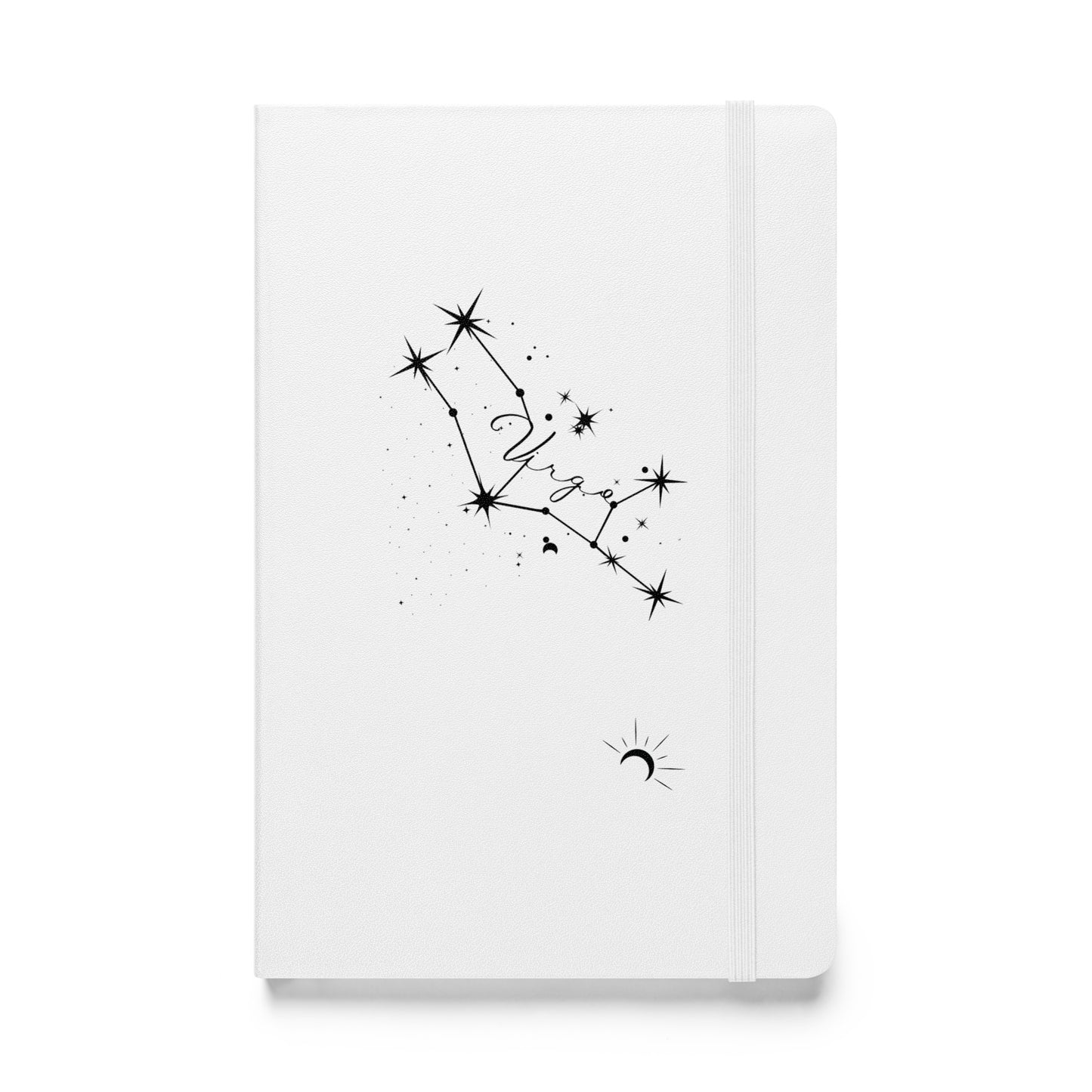 Virgo White Notebook