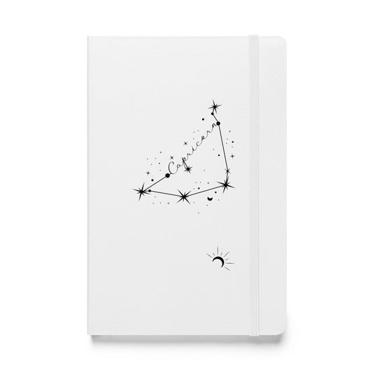 Capricorn White Notebook