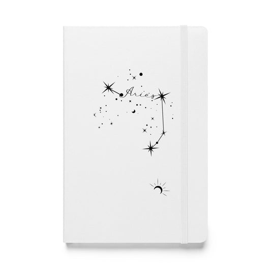 Aries White Notebook