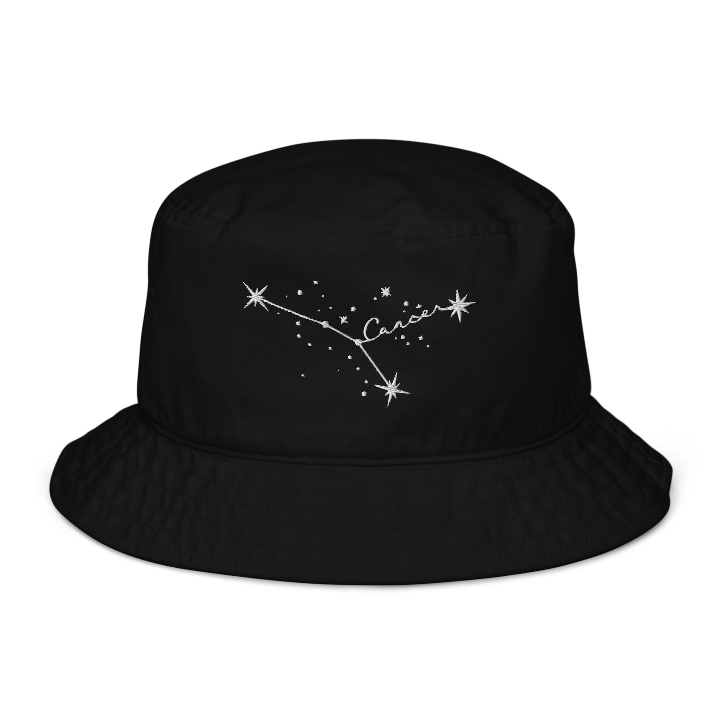 Cancer Black Bucket Hat