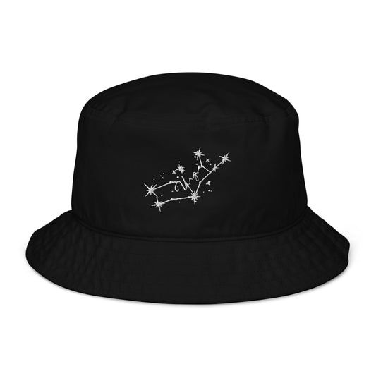 Virgo Black Bucket Hat