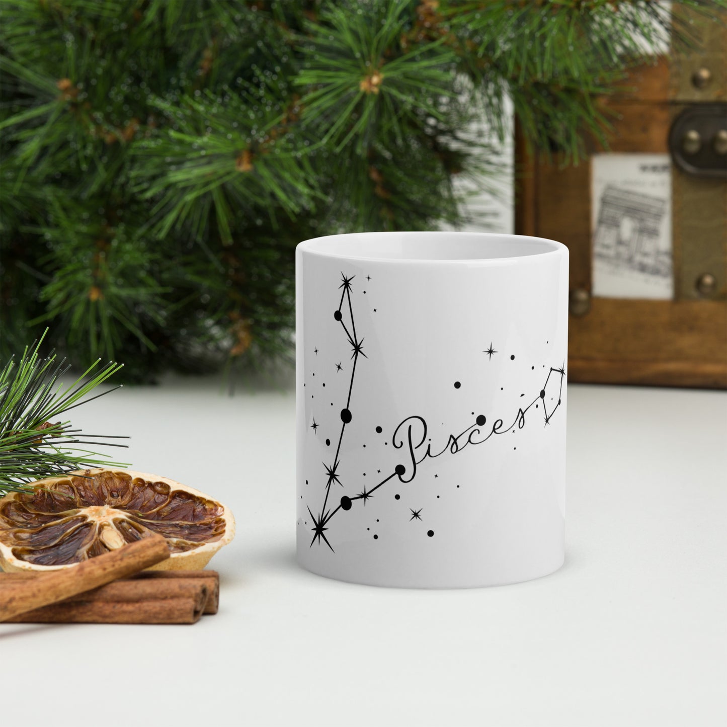 Pisces White Mug