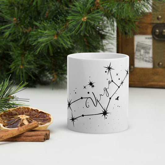 Virgo White Mug